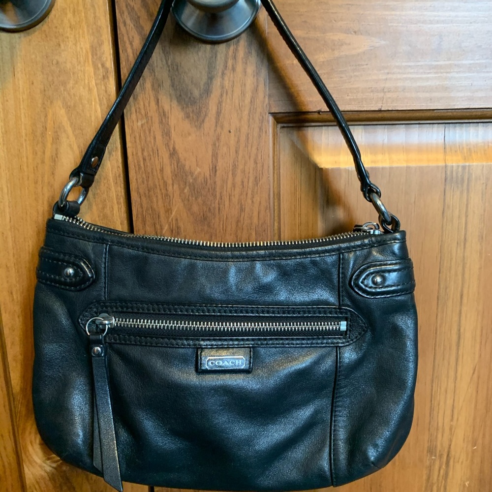Coach Black Leather Purse